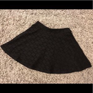 💜Black Lace Skirt Aeropostale